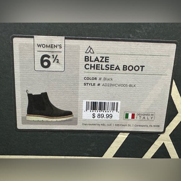 Alpine Design Women's Comfort Blaze Chelsea Boots Black Suede AD23WCW005 - 6.5 - Picture 8 of 8